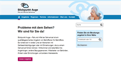 Desktop Screenshot of blickpunkt-auge.de